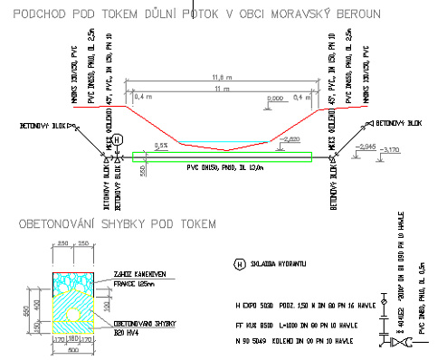 Přeložka vodovodního řádu ve městě Moravský Beroun